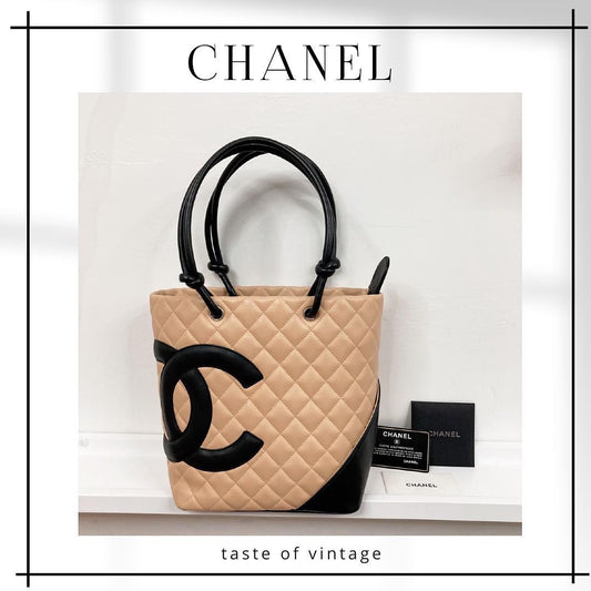 Chanel Cambon Tote Bag 大全套 有卡 有貼 有塵袋