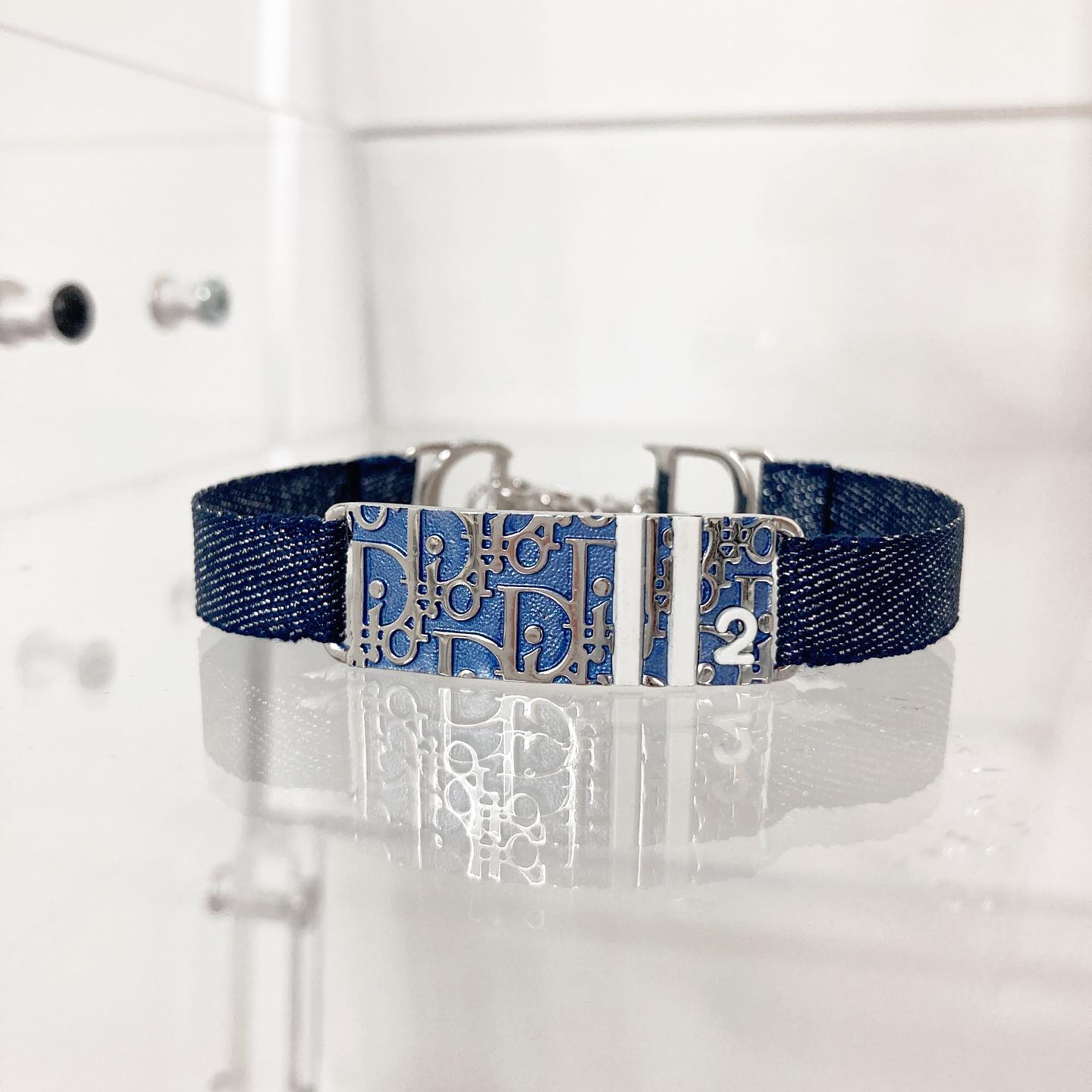 Christian Dior Oblique Tag Bracelet 手帶