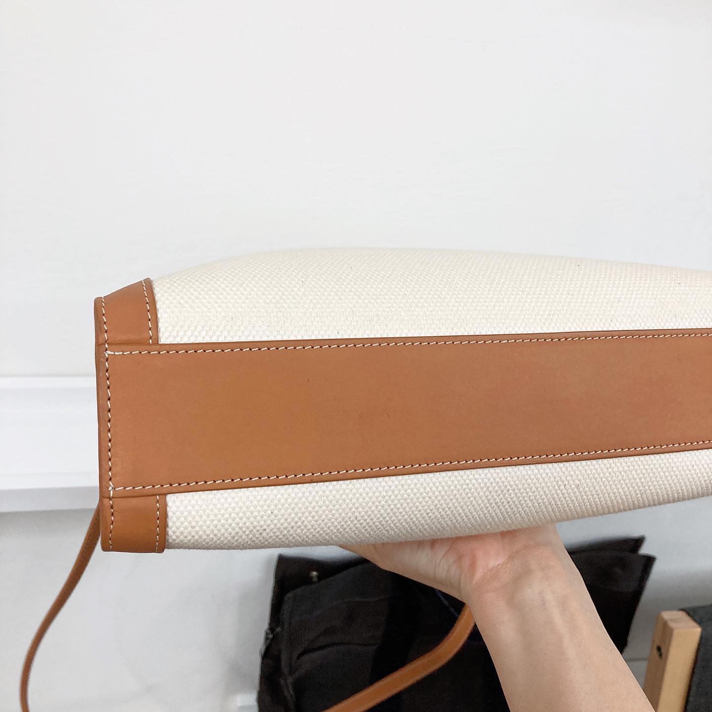 Celine Small Vertical Cabas in Canvas