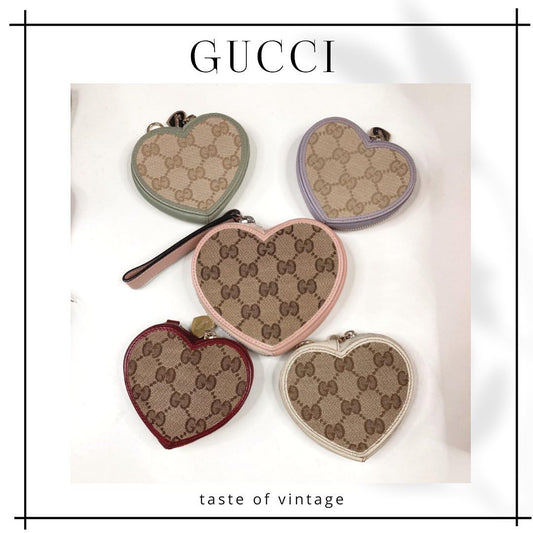 Gucci GG Heart Coin Bag 老花心心散紙包