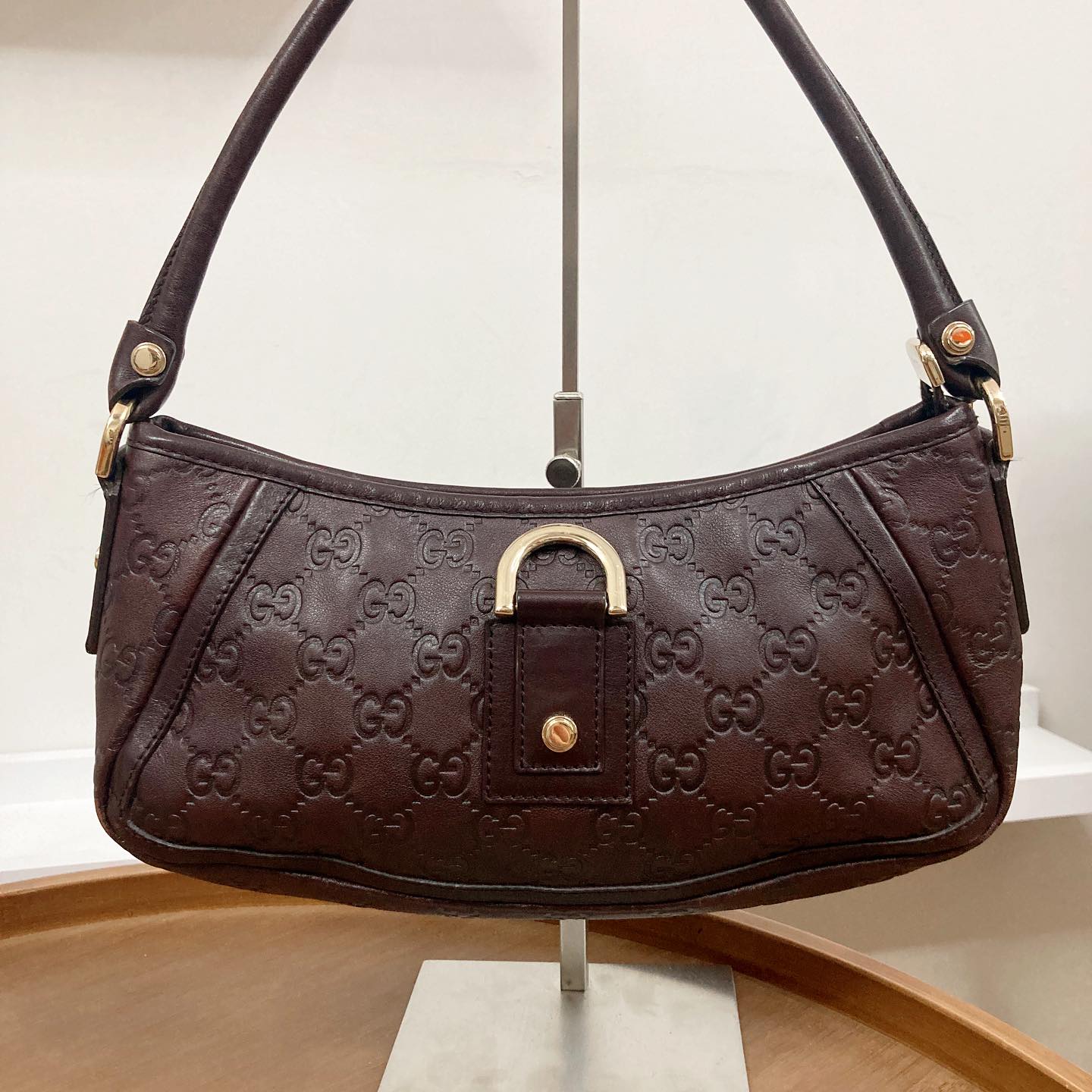 Gucci Leather Shoulder Bag 真皮腋下包