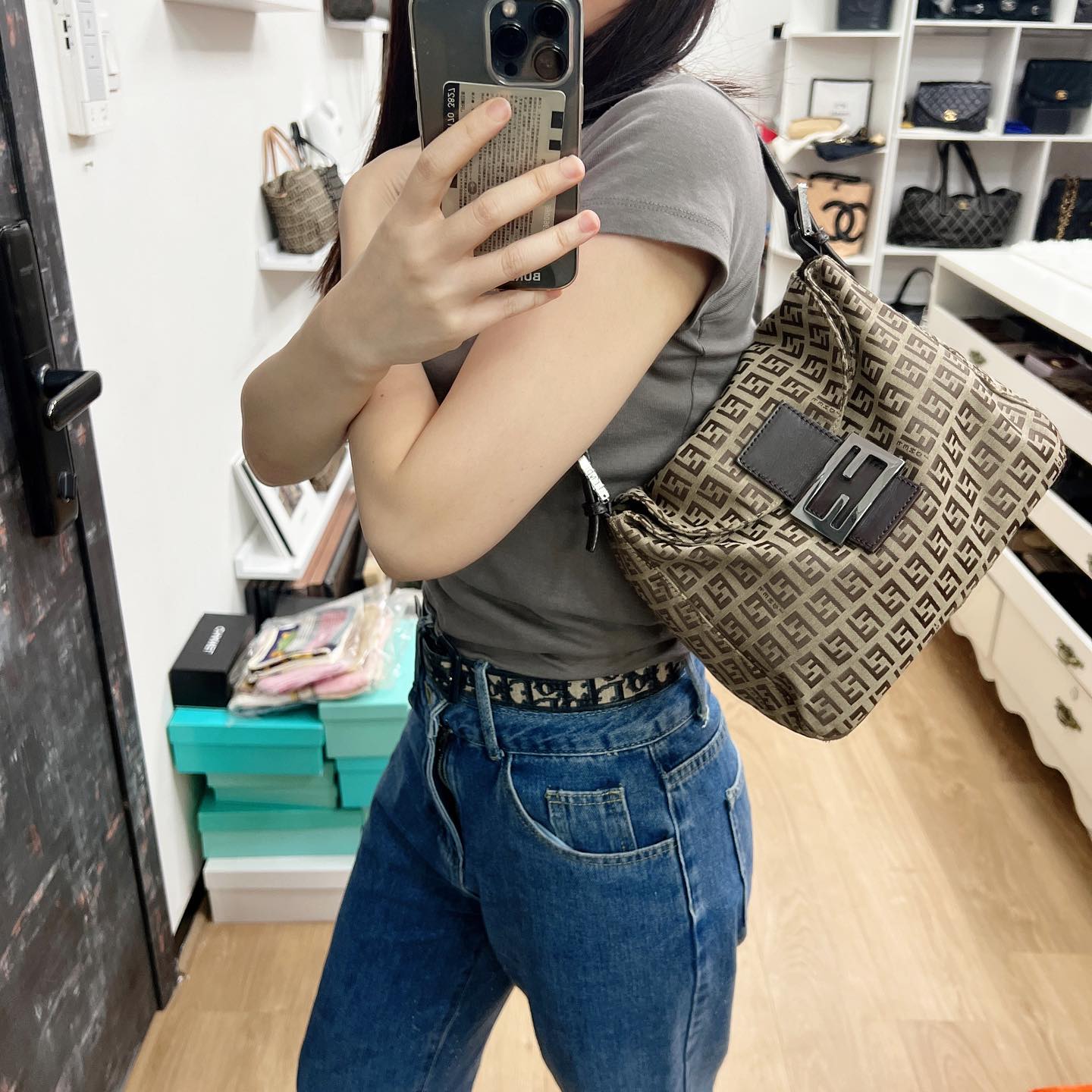 FENDI Mamma Shoulder Bag Bag 法棍包