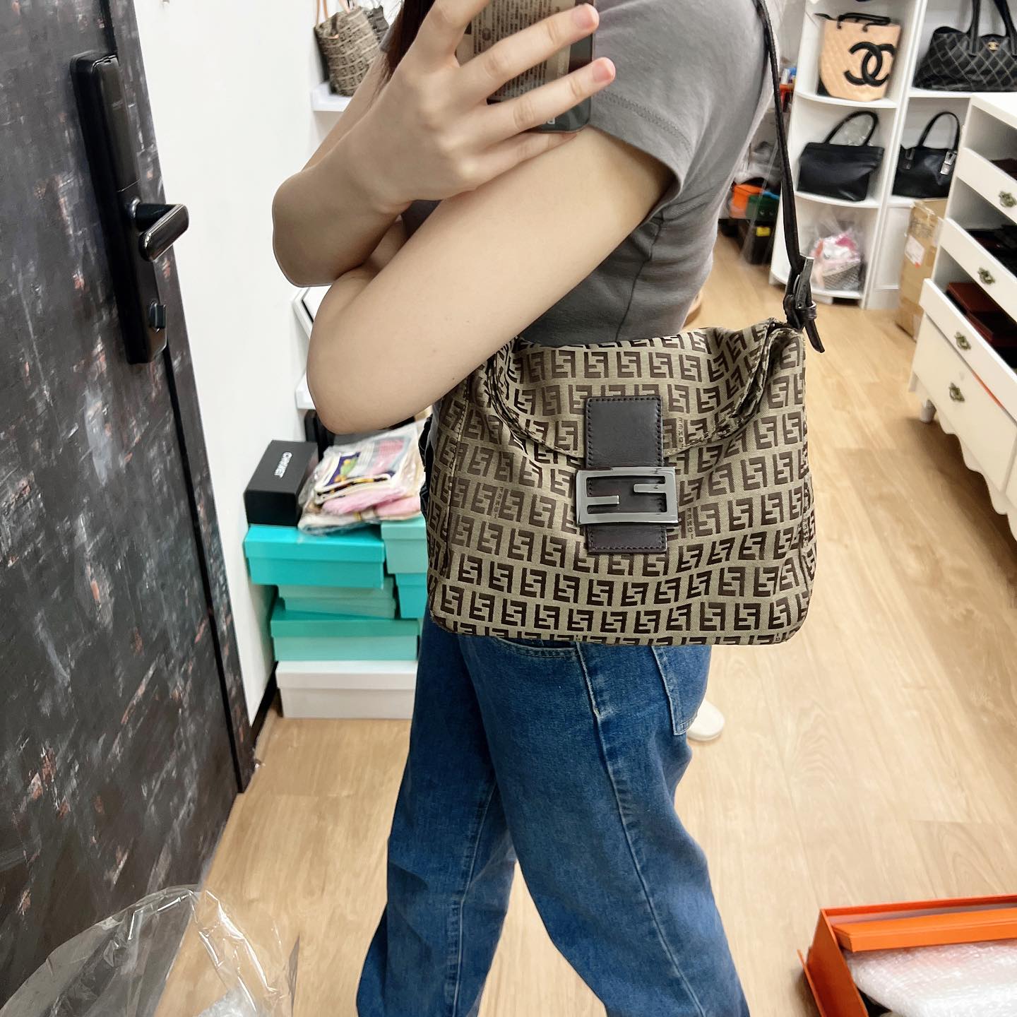 FENDI Mamma Shoulder Bag Bag 法棍包