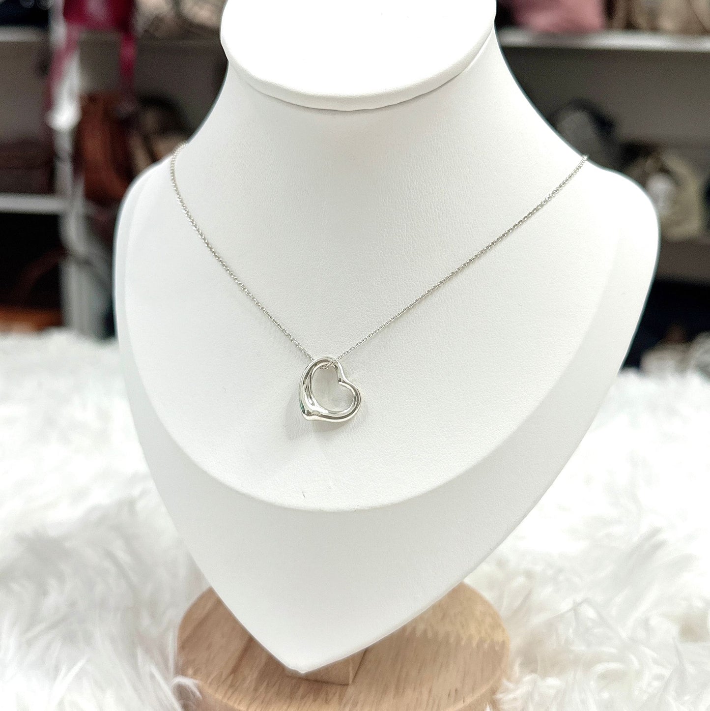 Tiffany & Co. 925 Silver Necklace 純銀頸鏈 (心心)