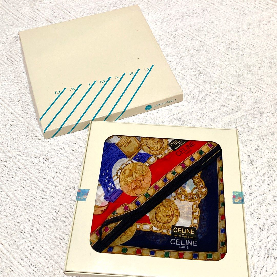 Celine Scarves with Box (Made in Japan) 絲巾連原裝盒 （日本製）