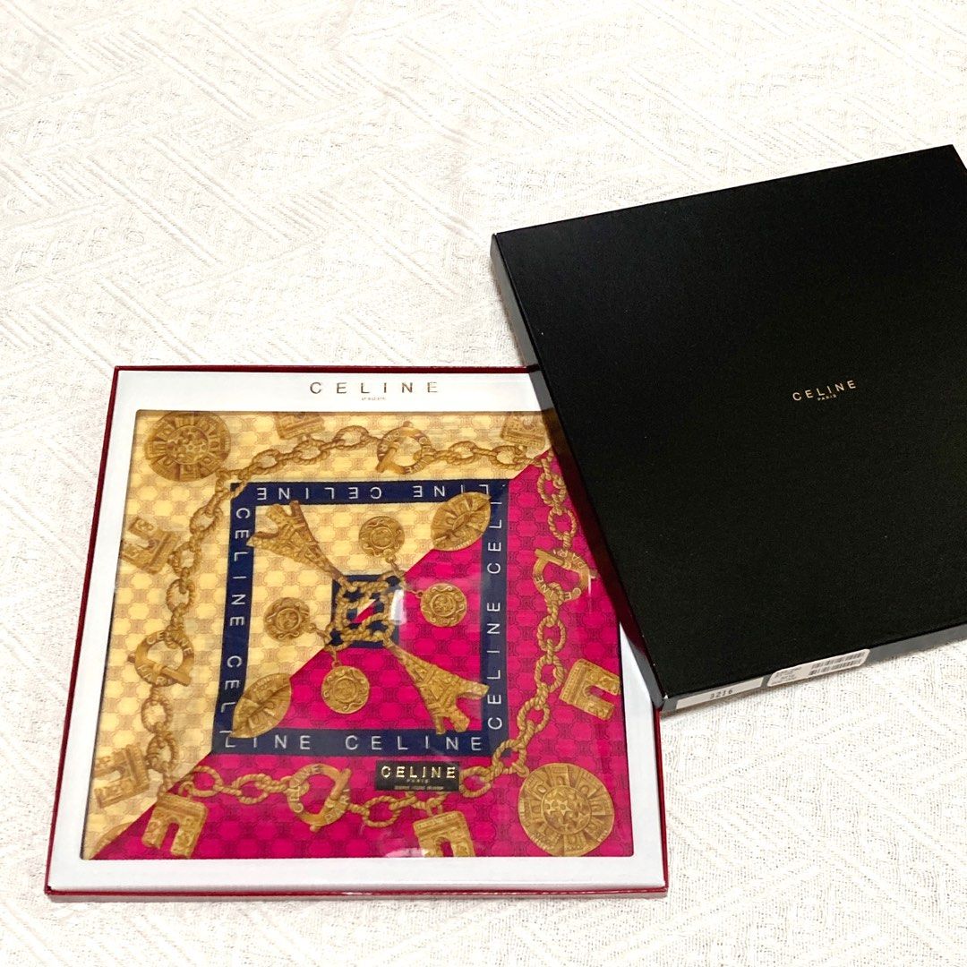 Celine Scarves with Box (Made in Japan) 絲巾連原裝盒 （日本製）