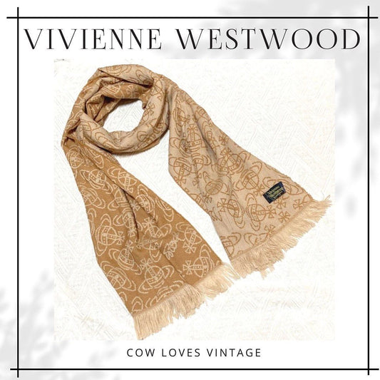 Vivienne Westwood Scarf (Beige) 奶茶色頸巾