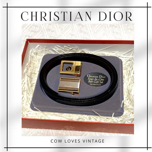 Christian Dior Four-in-One Belt Gift Set 皮帶