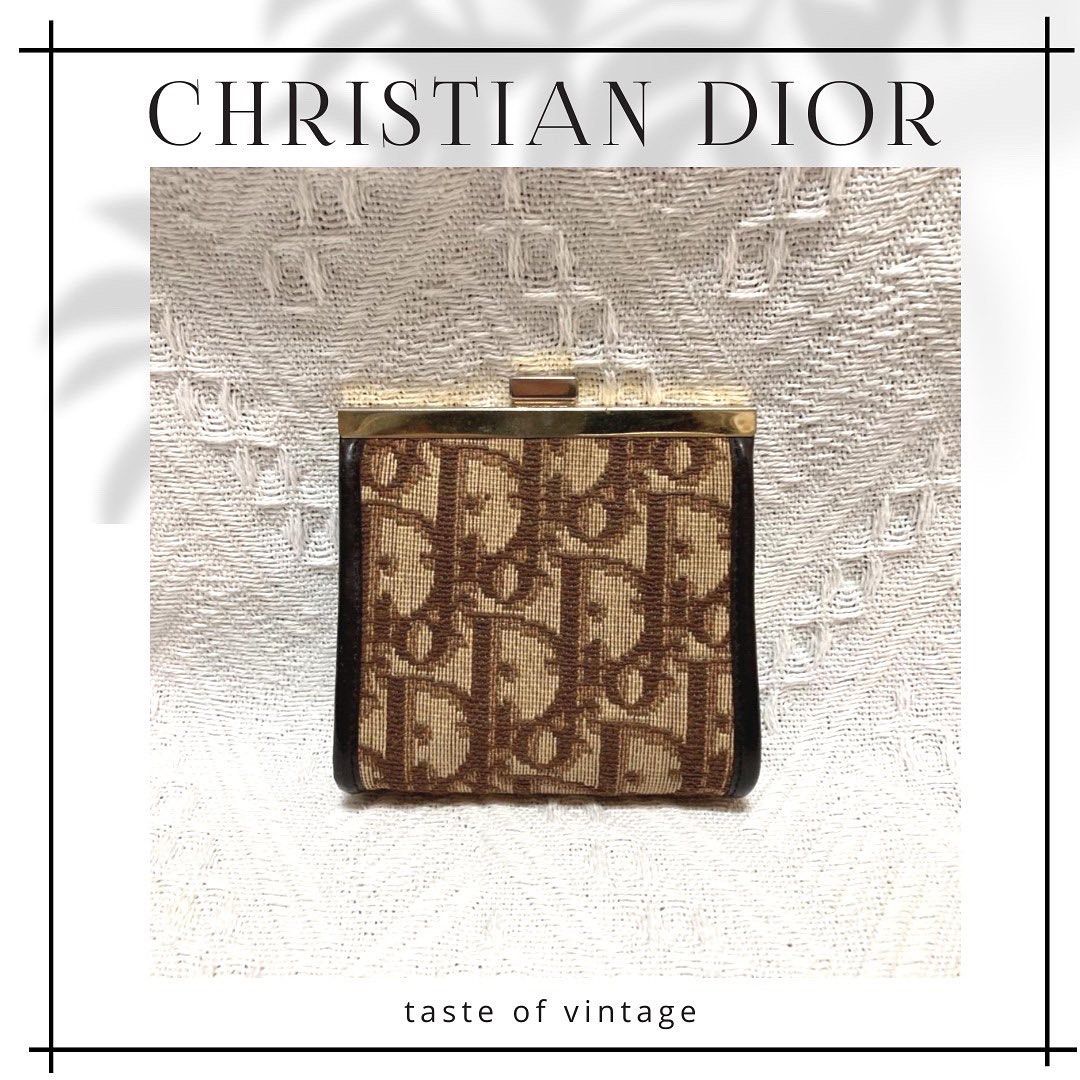 Christian Dior Oblique Coin Bag 老花口金散紙包