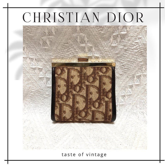 Christian Dior Oblique Coin Bag 老花口金散紙包