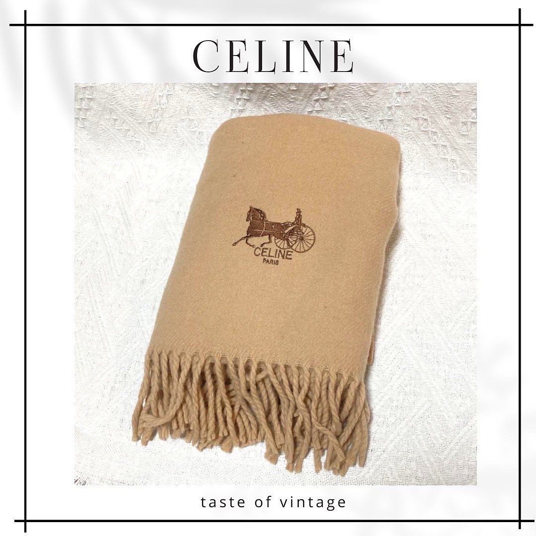 Celine Wool Scarf 奶茶色羊毛頸巾