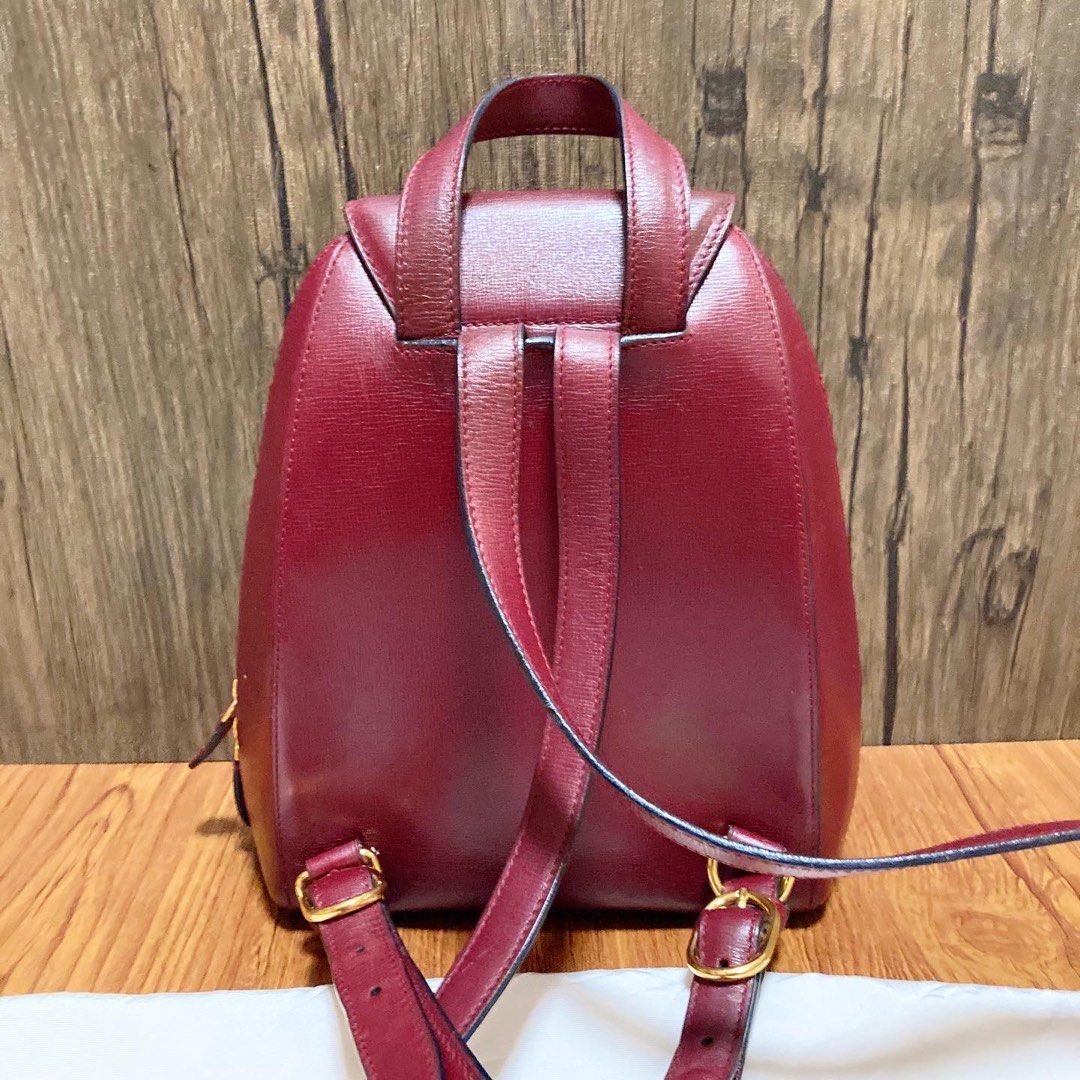 Cartier 1990-2000s Must de Backpack 卡地亞波爾多紅背囊