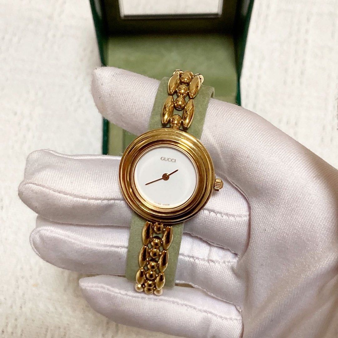 GUCCI 11/12.2 Vintage Watch 中古 石英錶 運作正常 美品 罕見 齊配件 原裝盒
