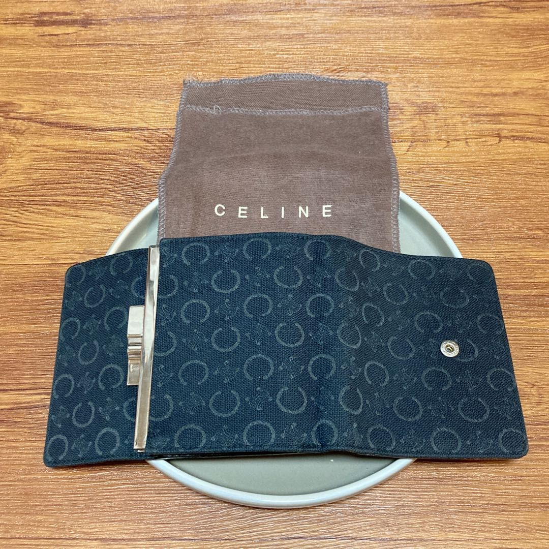 Celine Vintage Bifold Black Wallet 黑色兩折銀包