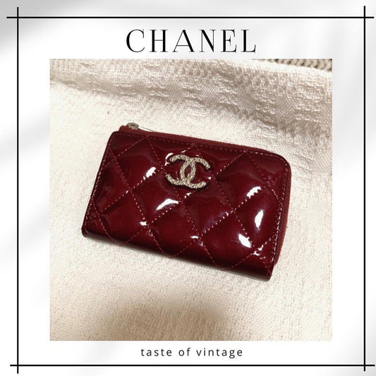 Chanel Matelasse Coin Bag (Burgundy) 菱格紋散紙包 (酒紅)