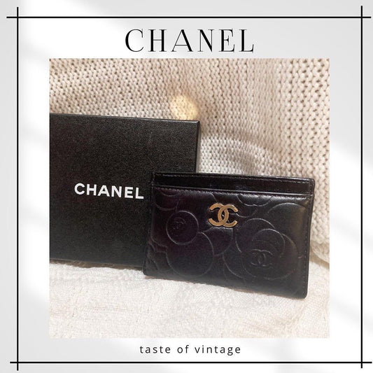 Chanel CC Camellia Card Holder 山茶花卡片套
