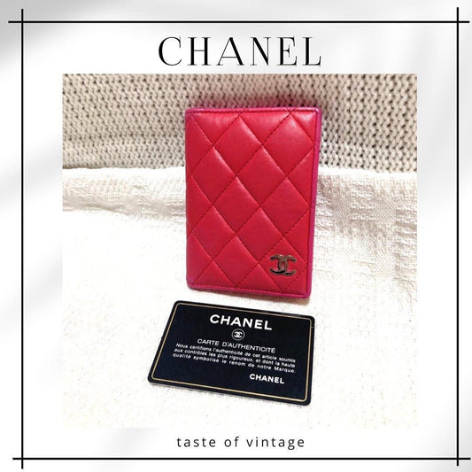 Chanel Matelasse Lambskin Card Holder (Pink) 菱格紋羊皮卡片套 (粉紅)