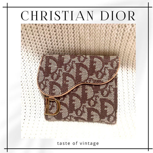 Christian Dior Oblique Wallet 老花短銀包