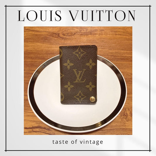 Louis Vuitton Monogram Card Holder Case 金扣老花卡片套