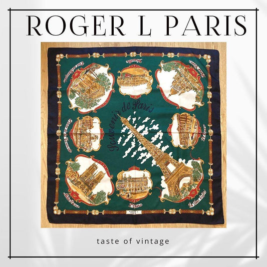 Roger L Paris Vintage Big Scarves (Made in Italy) 意大利製100%絲大絲巾