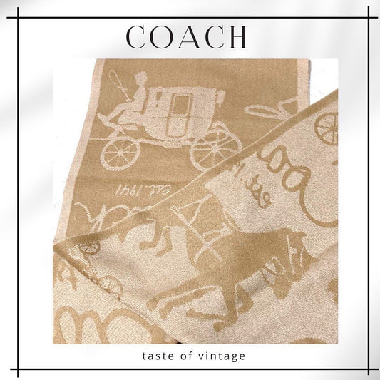 Coach Vintage Scarf (Beige) 奶茶色頸巾