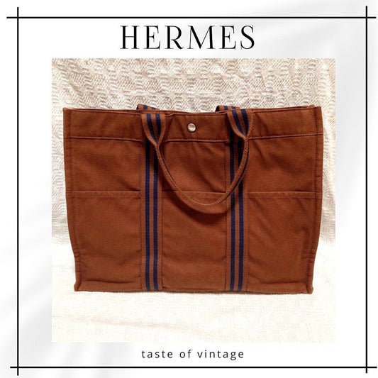 Hermes Herline Canvas GM Tote Bag (Brown) 托特包 (啡色)